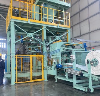 全自動(dòng)噸袋包裝機(jī)助力新疆某新材料公司車間升級(jí)改造